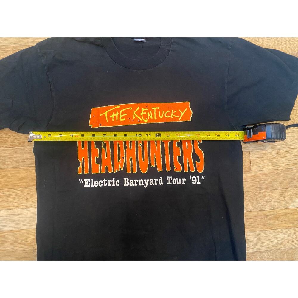 1991 Kentucky Headhunters “Electric Barnyard Tour” T-Shirt L Single Stitch USA - Picture 8 of 11